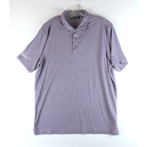 Travis Mathew Other - Travis Mathew Performance Polo Shirt Mens XL Purple Golf Oceanside Heather